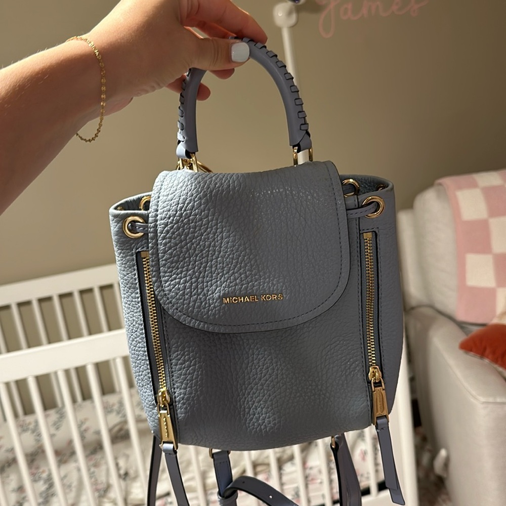 Michael Kors Viv XS pebbled backpack